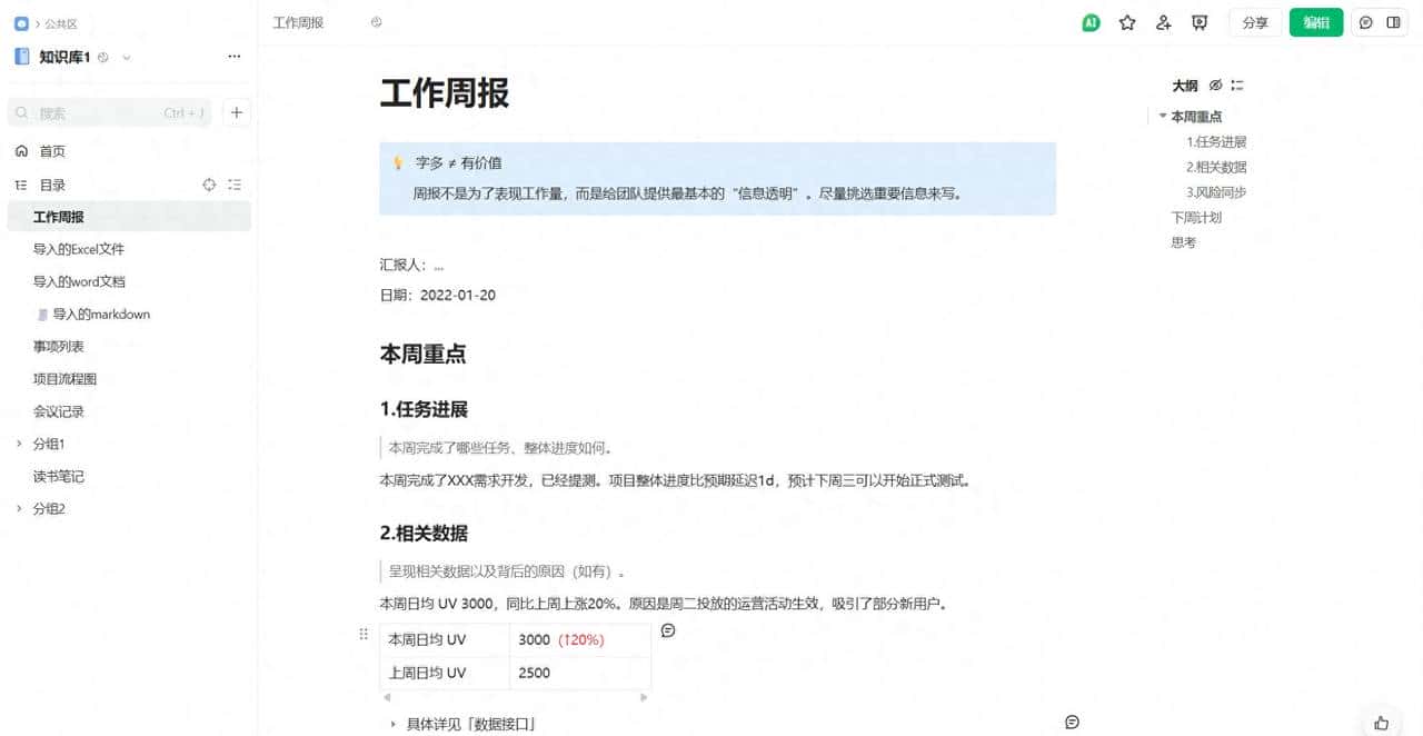 语雀 与 sward，知识管理工具详细对比 - 宋马