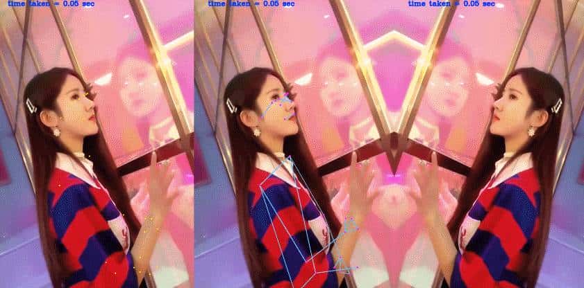 YOLOv7与MediaPipe在人体姿态估计上的对比 - 宋马