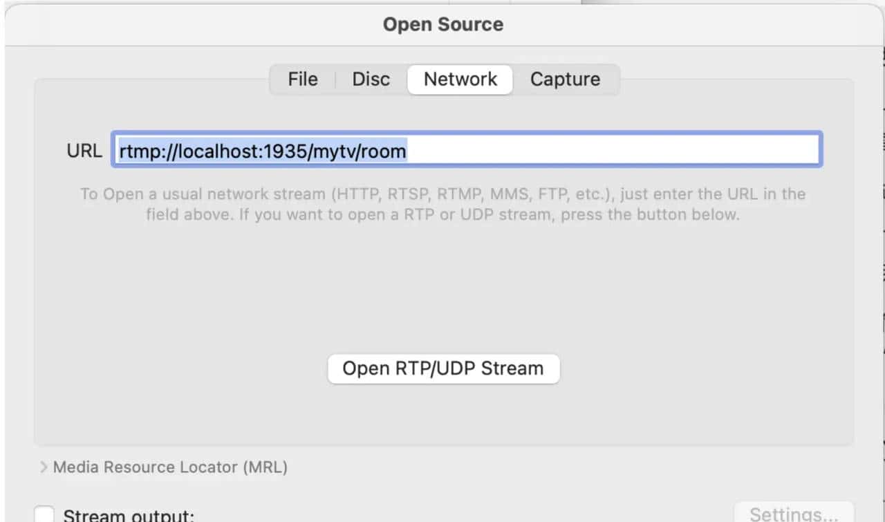 Mac搭建Nginx流媒体服务器，进行推流，拉流