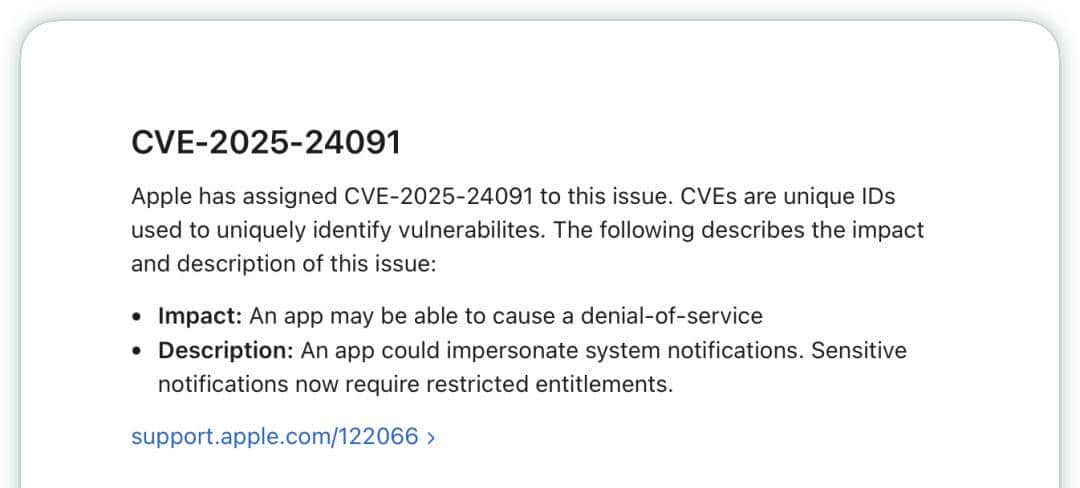 “一行代码让iPhone瞬间「变砖」！”发现iOS致命漏洞，开发者喜提12.7万元赏金