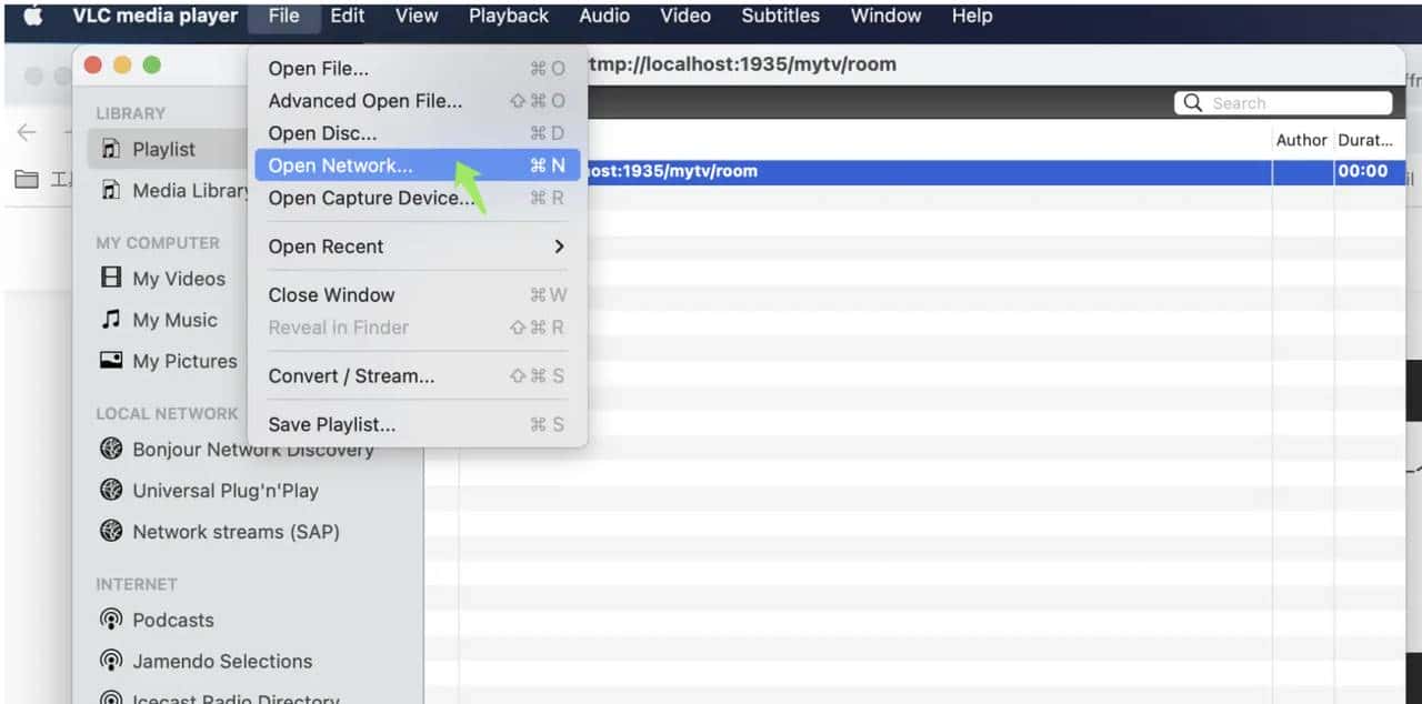 Mac搭建Nginx流媒体服务器，进行推流，拉流