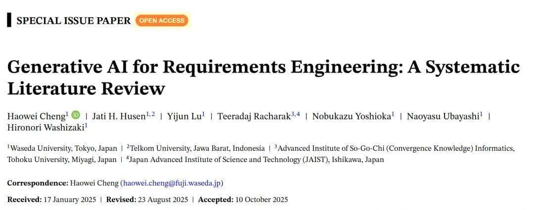 生成式AI赋能需求工程：一场正在发生的变革