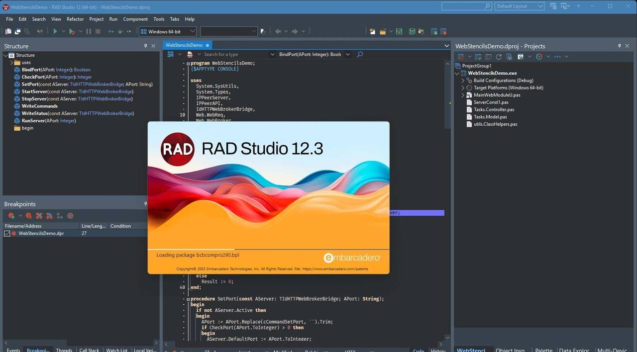 RAD Studio(Delphi) 本月隆重推出新的版本12.3 - 宋马
