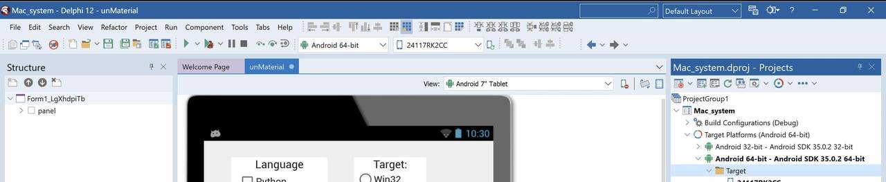 使用Delphi跨平台开发Android App - 宋马