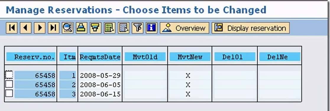 MM 预留的详细运用