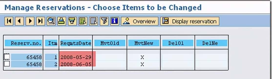 MM 预留的详细运用