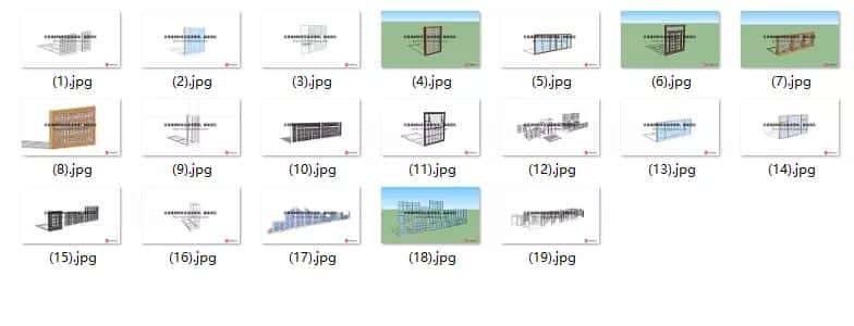 Sketchup室内模型全集下载(容量20G,一千多模型)