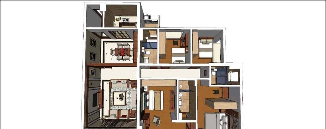 大师都在用的全屋场景SU模型合集来了