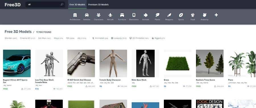 10个最流行的免费STL模型文件下载网站【3D打印】