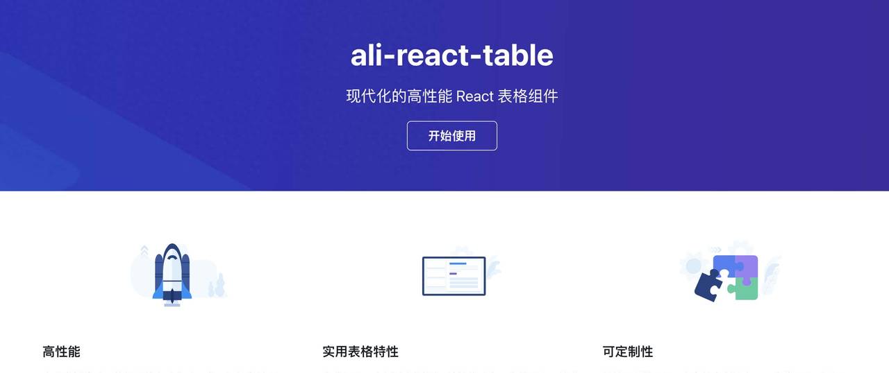 高性能 React 表格组件 ali-react-table - 宋马