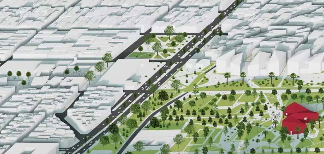 SketchUp杀疯了!10分钟搞定城市景观图纸