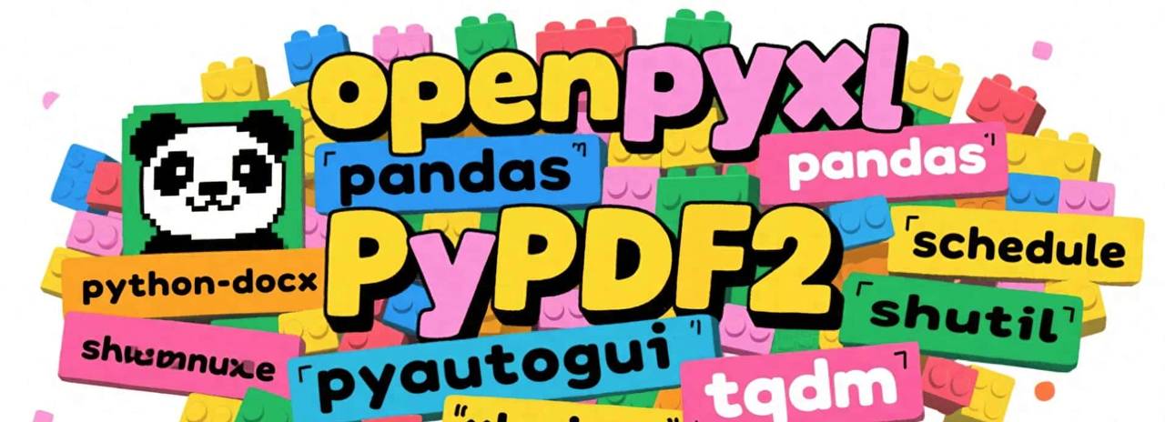 办公自动化神器合集！这10个Python库我反复用了3年