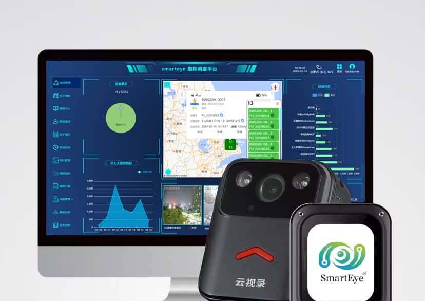 鸿蒙5.0系统的独立北斗定位的执法记录仪