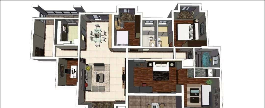 大师都在用的全屋场景SU模型合集来了