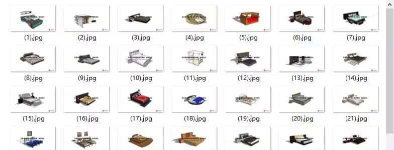 Sketchup室内模型全集下载(容量20G,一千多模型)