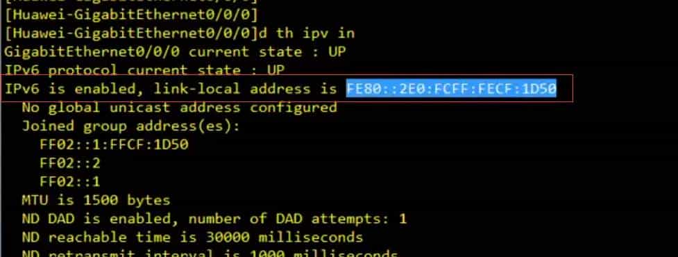 【ipv6】ipv6 基础配置