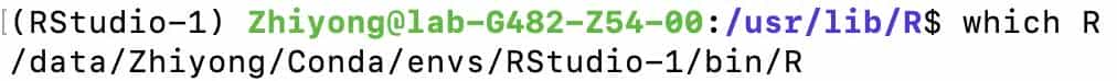 Conda与RStudio 联用: 指定 RStudio 的 Conda 环境