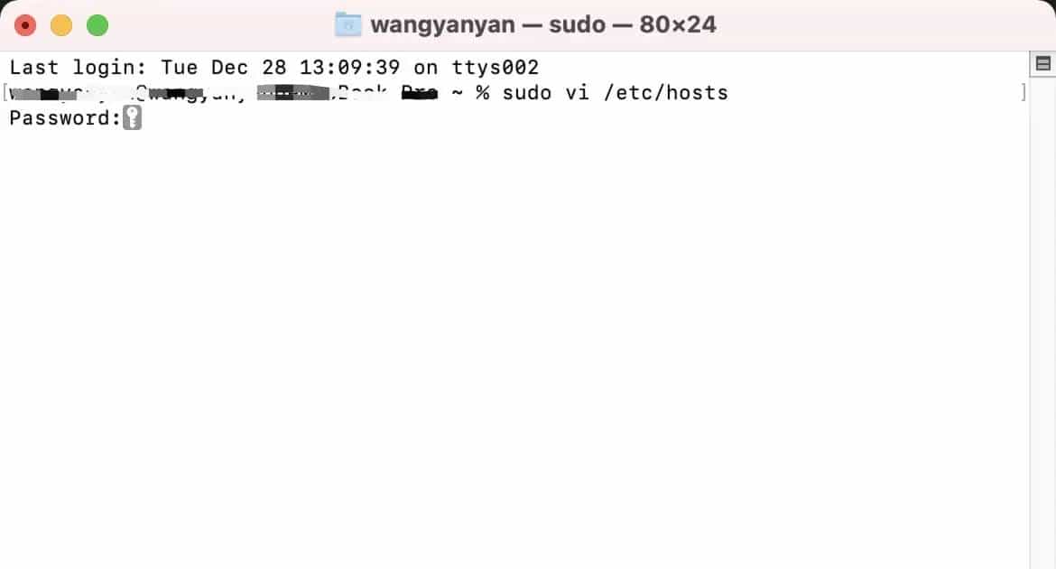 MAC配置和查看host文件