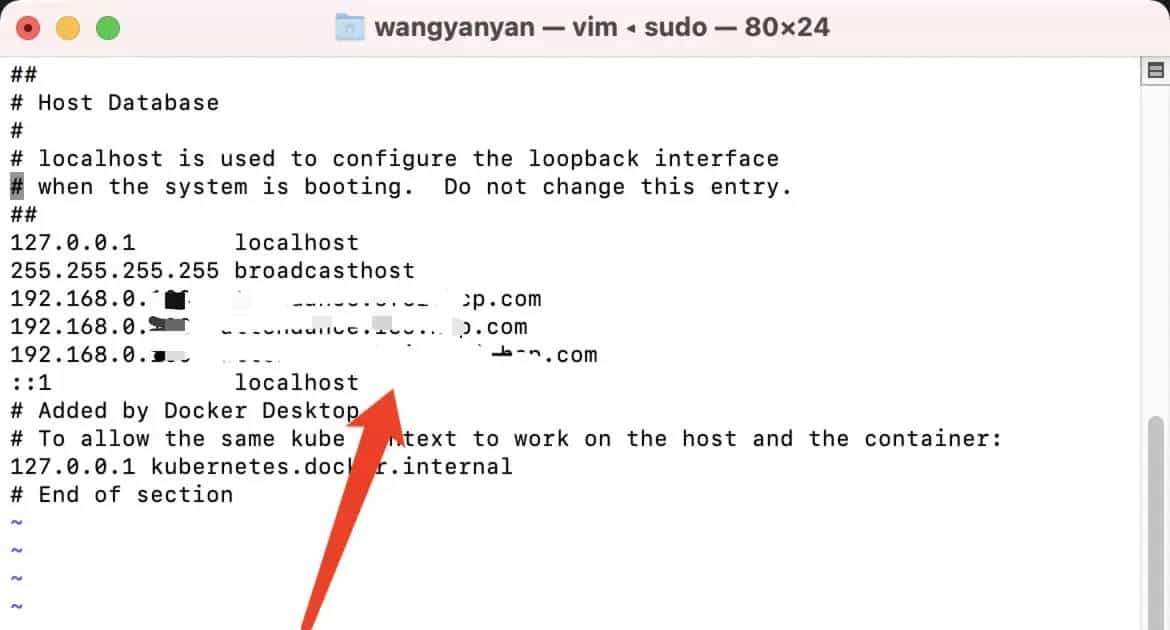 MAC配置和查看host文件