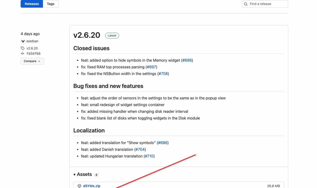 macOS菜单栏系统监控软件,Stats 可以随时查看Cpu、Gpu、内存、磁盘、电池、网络和风扇等系统信息