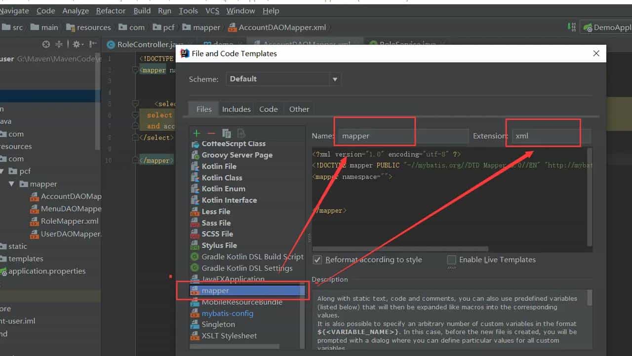 IDEA-pom文件中添加依赖自动补齐/自动提示&&常用mapper和mybatis-config模板配置