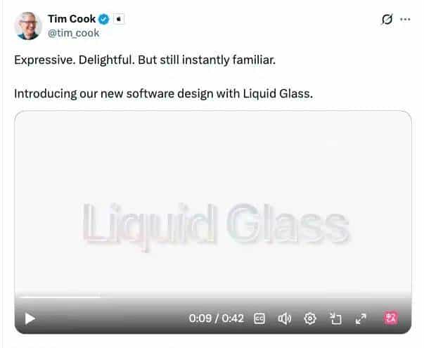 12年首次大改！真有人喜爱苹果的“液态玻璃”吗？至少Flutter 开发者的噩梦开始了