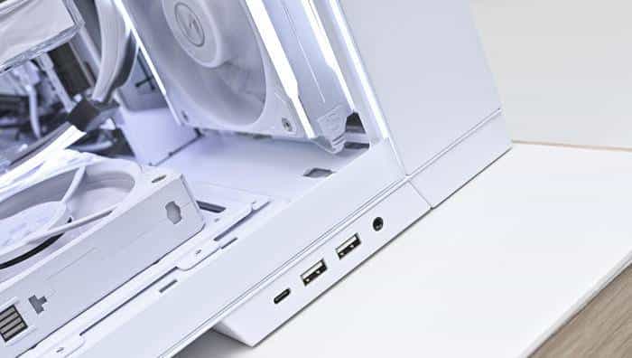 搭建无边海景房——影驰 Z790+ROG 龙王 3+联力积木风扇 P28 装机展示