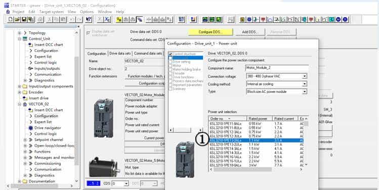 STARTER软件矢量控制三相异步电动机