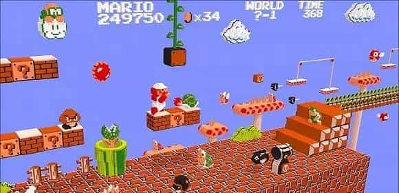 一个将你小时候玩的FC游戏一秒变3D的小花招