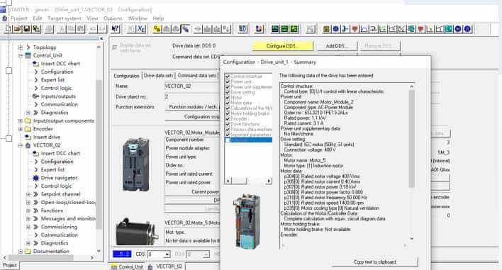 STARTER软件矢量控制三相异步电动机