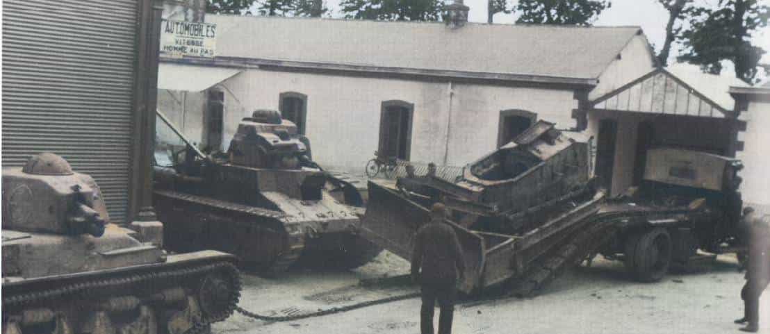 装甲辱法！坚甲利炮终为他人做嫁衣 二战德国缴获法国坦克大盘点