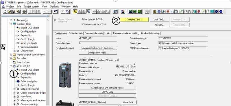 STARTER软件矢量控制三相异步电动机