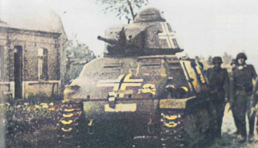 装甲辱法！坚甲利炮终为他人做嫁衣 二战德国缴获法国坦克大盘点