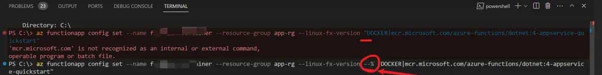 【Azure Function App】解决Function App For Container 遇见ServiceUnavailable的异常