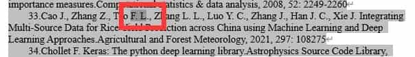 EndNote实现参考文献英文论文的中文作者拼音姓名显示名的第二个字首字母的方法