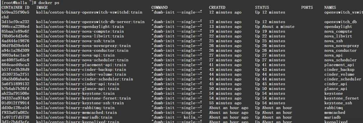 kolla部署openstack