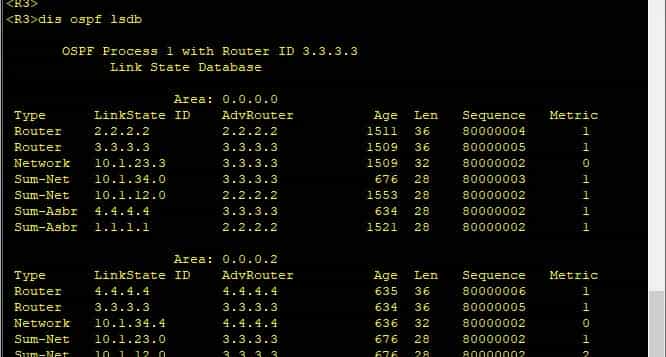 【HCIP】2OSPF协议-OSPF路由汇总