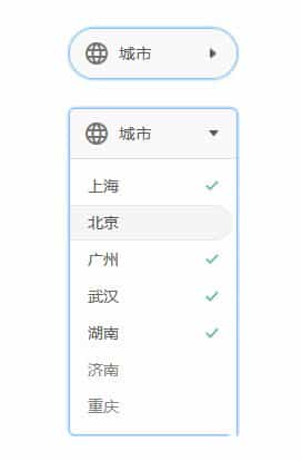 js css3多选下拉框城市菜单选择代码下载 - 宋马
