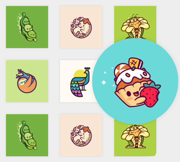 css3属性制作网格图片圆形放大源代码下载