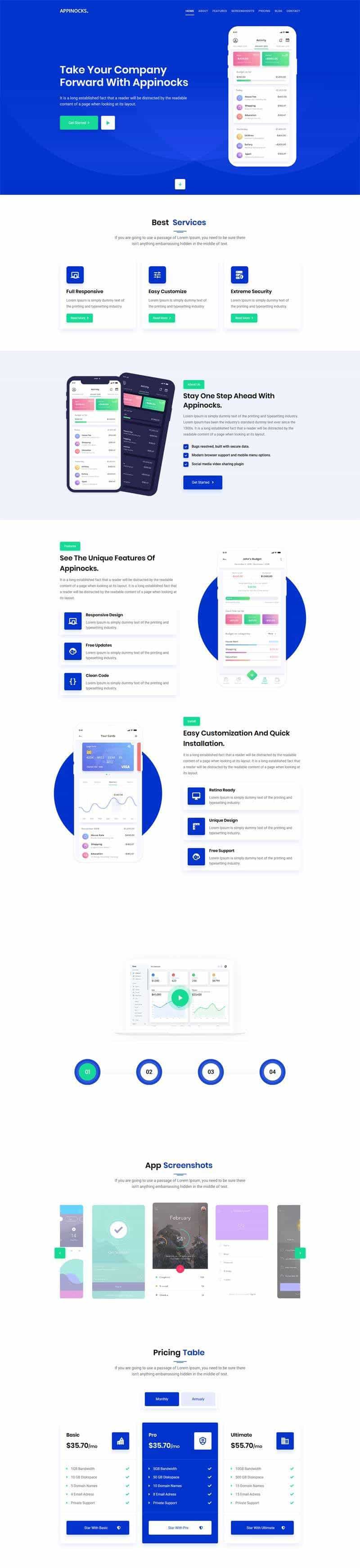 手机app应用程序官网模板源代码下载 - 宋马