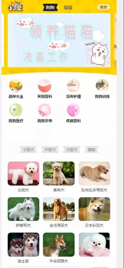 92kaifa仿《小可爱宠物网》宠物资讯平台源码下载（采集+手机版）