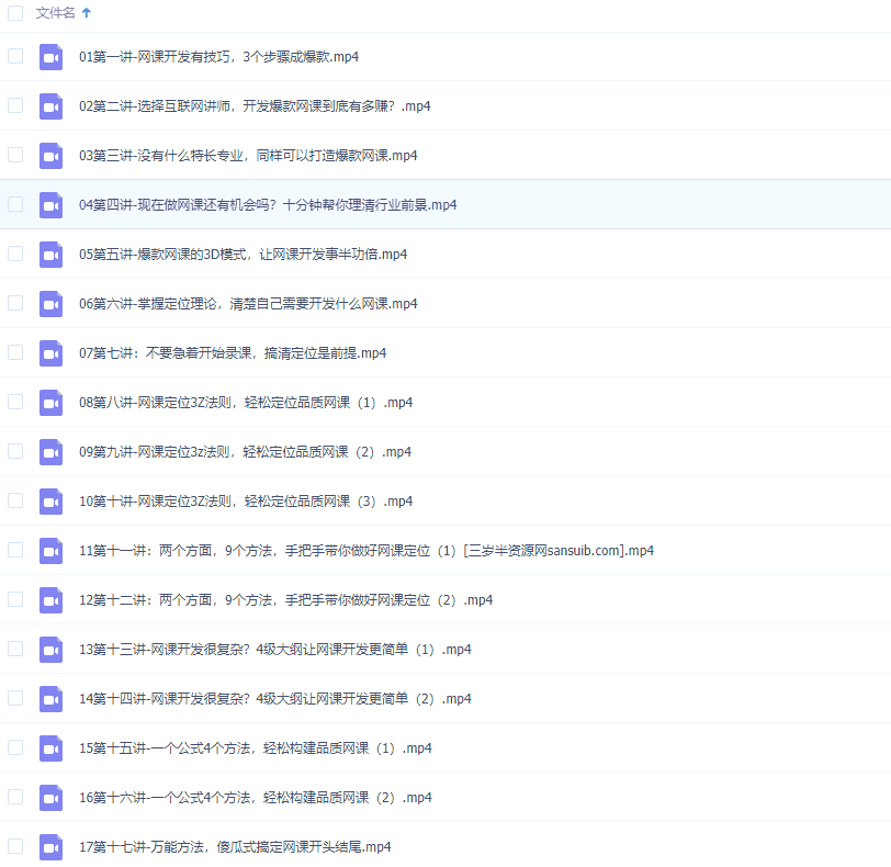 网课变现网课开发与销售实操 （完结）手把手教你操作一堂赚钱得网课 - 宋马
