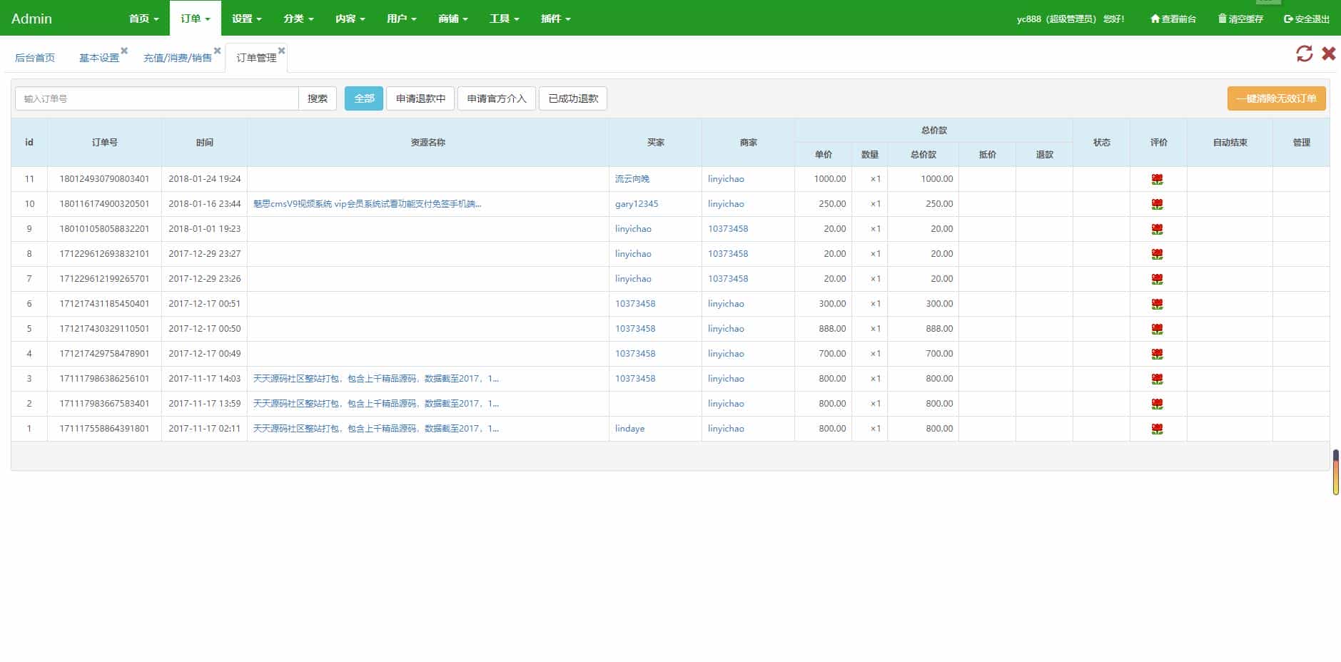 最新NZ源码交易平台虚拟交易系统，域名交易，源码交易，信誉功能等，多商家版