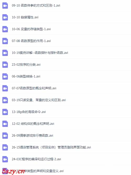JT0003 2020年零基础入门c语言程序员编程开发 程序设计 vc6.0项目实战视频教程