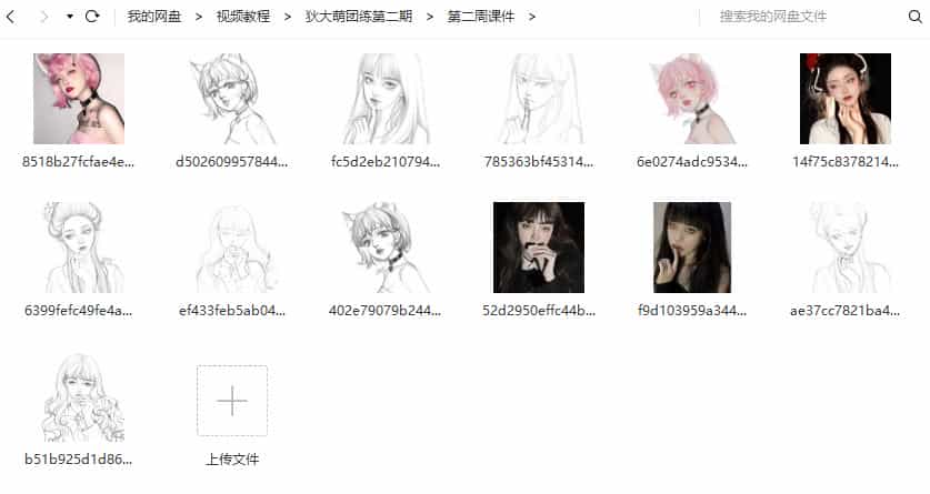 狄大萌ipad头像团练第2期2021年5月28日结课【画质高清有笔刷】