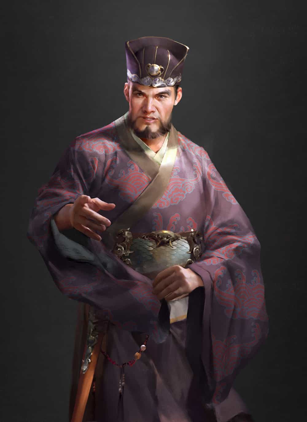 图片[14] - 【武侠风角色】张禄落笔成器PS板绘厚涂CG课程教程中国风古风男性 - 宋马