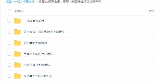 多套热门网赚项目，更新中视频撸钱（包括：挂机、引流，短视频 等等）