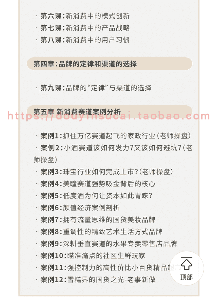 2022抖音王岑课程消费王讲新消费品牌增长实战打法与案例王岑网程