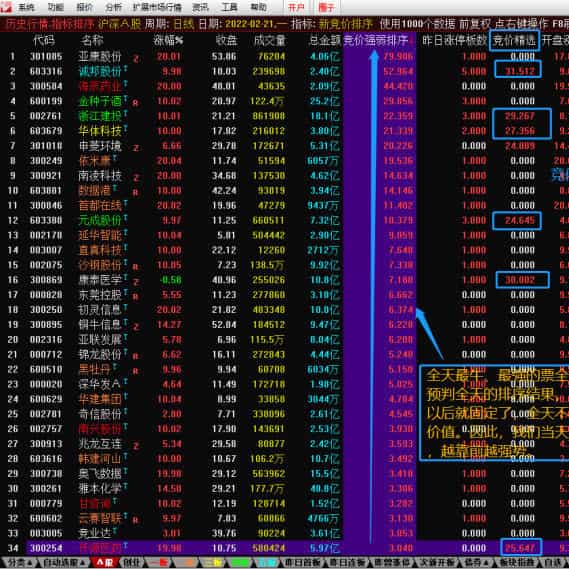 2022散人竞价擒龙系统8.5 终极版指标源码含软件+使用说明