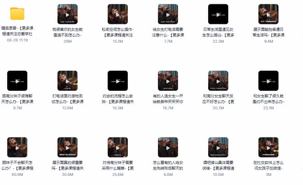 绅士派《熊猫内部课》百度网盘下载 - 宋马
